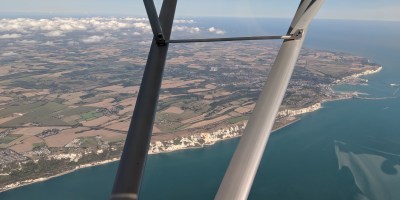 The weather has to be perfect for the first crossing to France