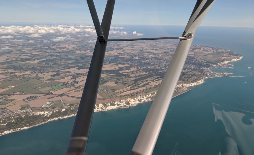 The weather has to be perfect for the first crossing to France